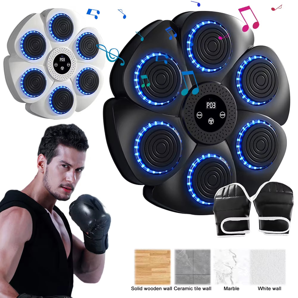 Smart Music Boxing Trainer for Adults and Children - Home Fitness Response Training Wall Target
