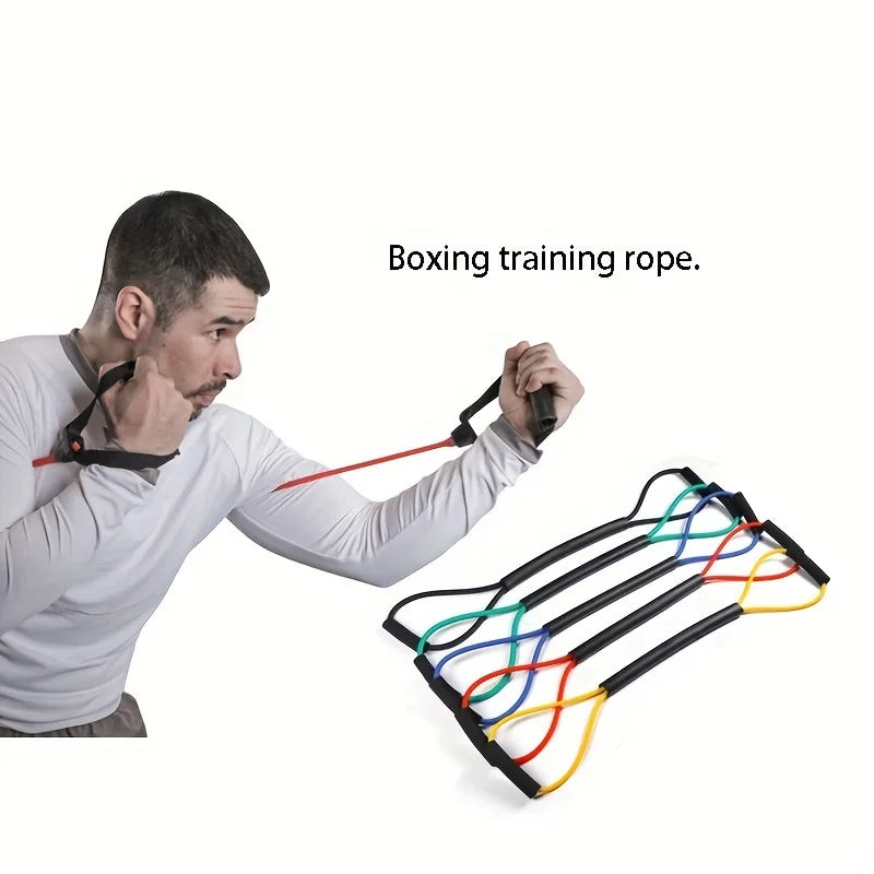 Boxing Training Resistance Rope - Elastic Belt for Speed and Agility in Kickboxing and Sanda Techniques