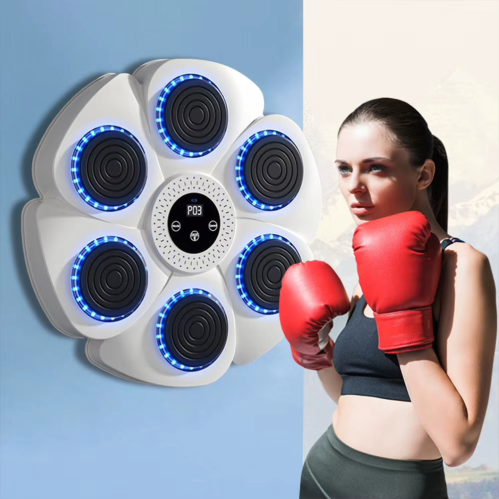 Smart Music Boxing Trainer for Adults and Children - Home Fitness Response Training Wall Target