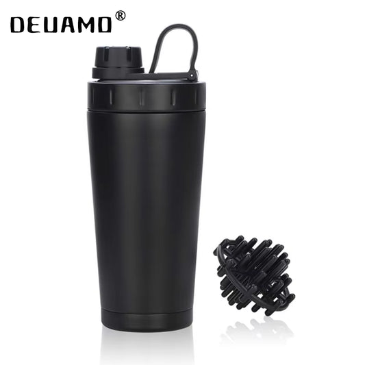 Personalized 20oz Double Wall Vacuum Insulated Stainless Steel Protein Shaker Bottle - Leak Proof Sports Drinkware