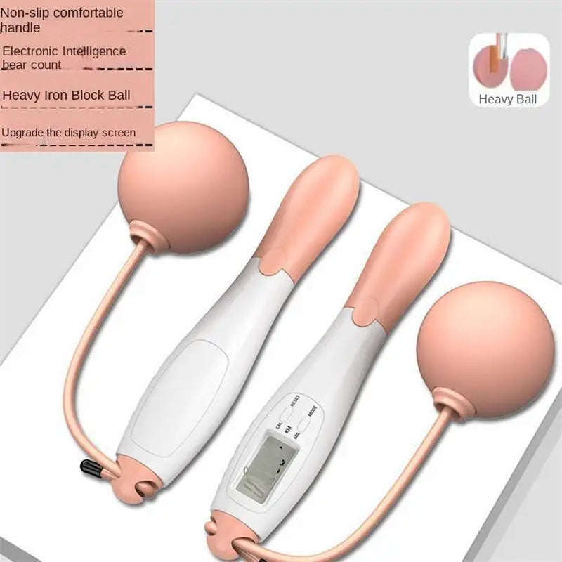 Cordless Electronic Jump Rope with LCD Counter for Gym and Crossfit Fitness