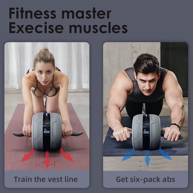 Abdominal Wheel Roller for Home Gym - Fitness Equipment for Core Strength and Body Shaping