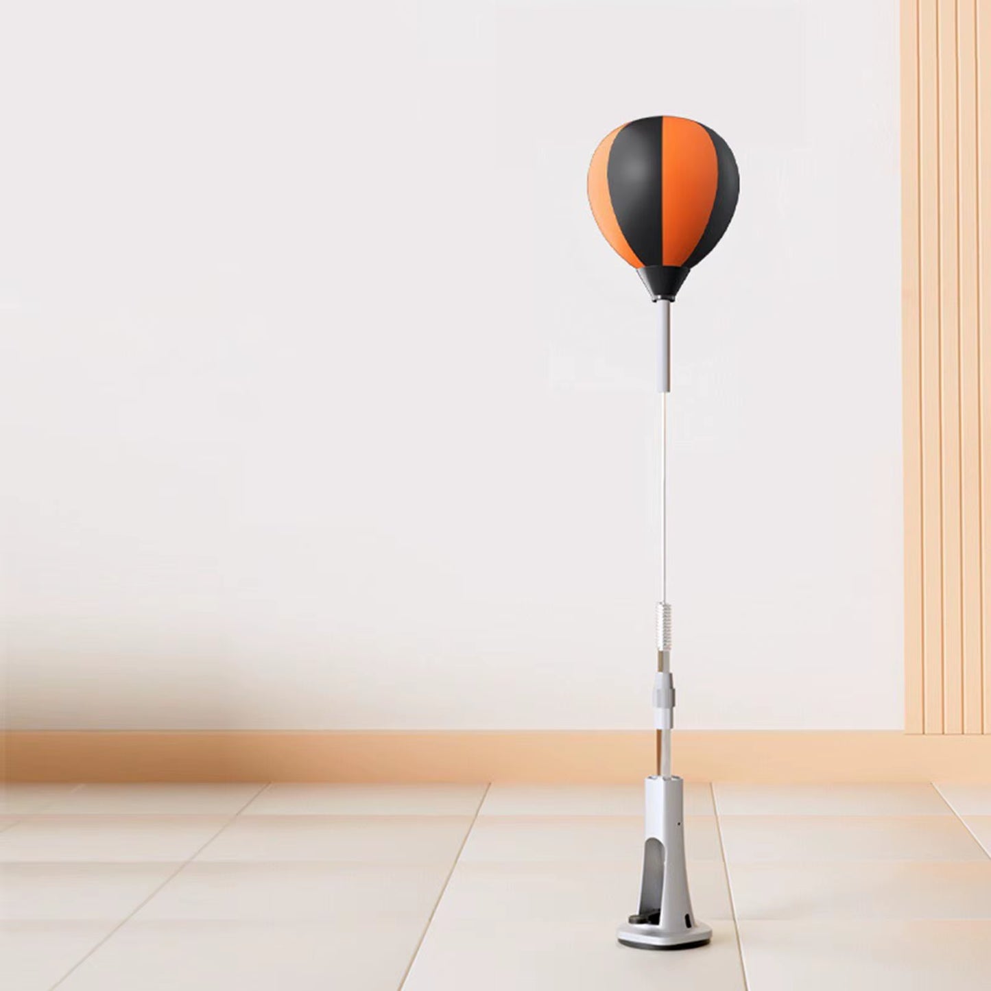 Adjustable Height Boxing Reaction Ball with Suction Cup Base for MMA Training and Home Gym Fitness