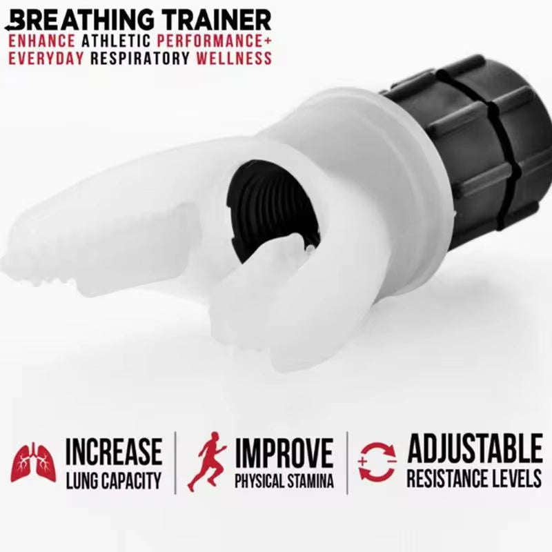 Lung Capacity Training Mouthpiece for Home Fitness and Health Management