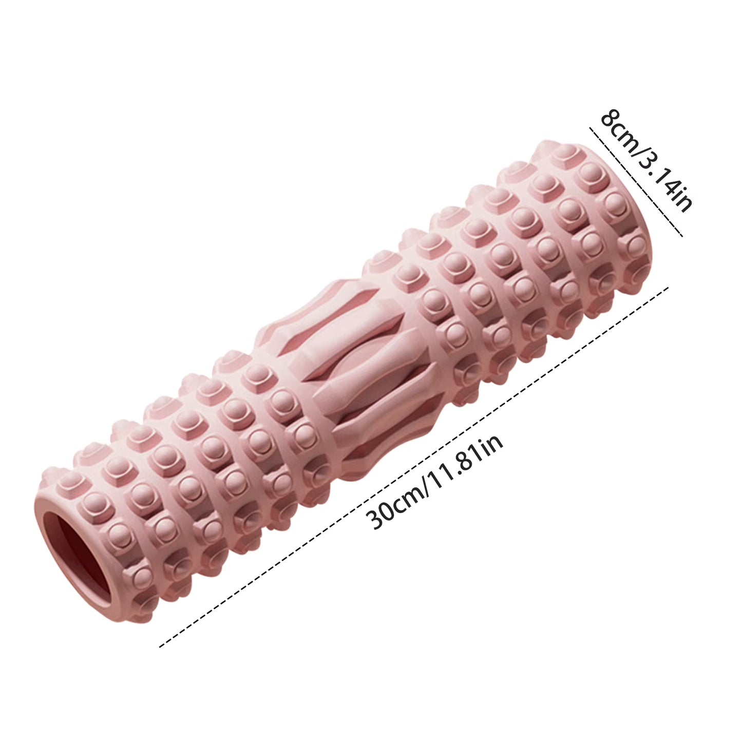 Professional Yoga Foam Roller for Back Muscle Massage and Stretching Exercises