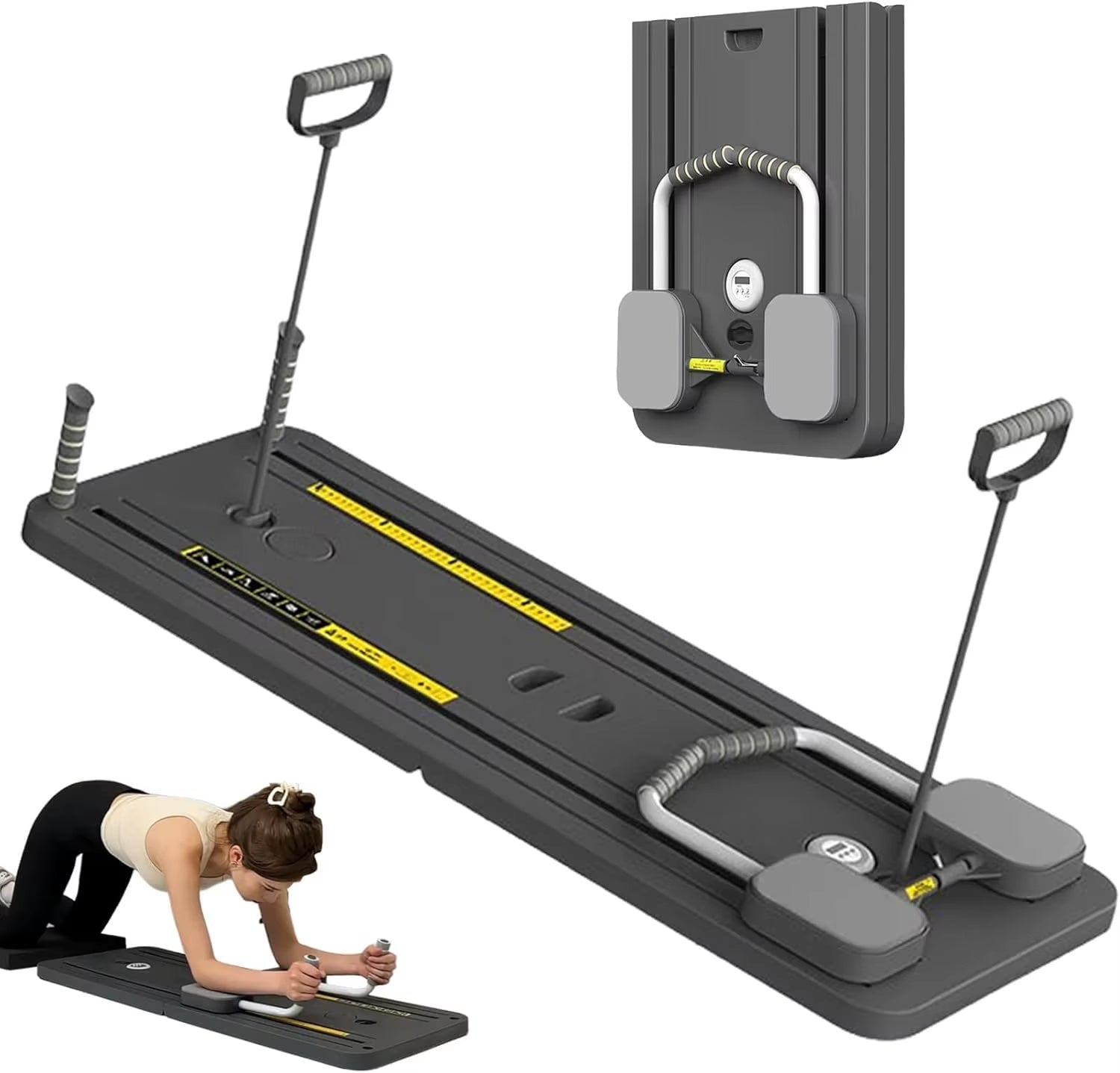 Multifunctional Fitness Exercise Board for Abdominal and Push-Up Training - Ideal for Home Gyms and Pilates Workouts