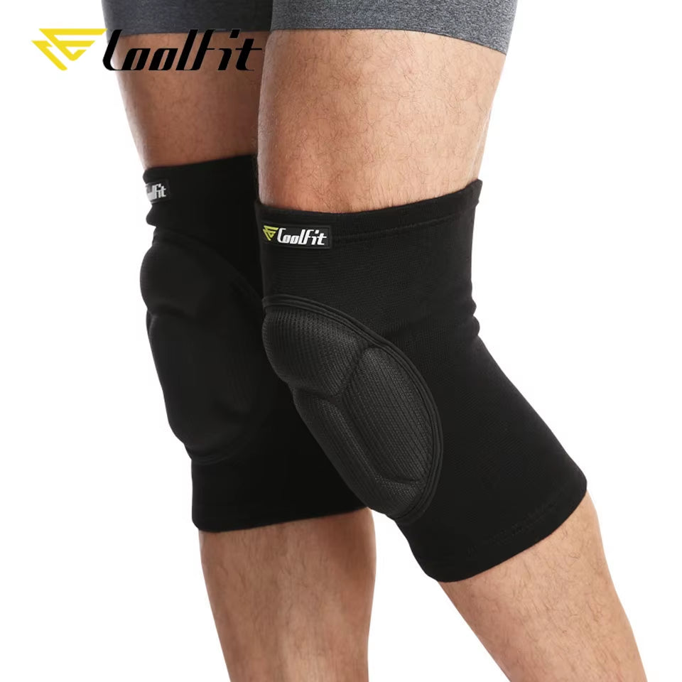 Thickened Knee Pads for Football and Volleyball - Extreme Sports Support and Protection for Cycling