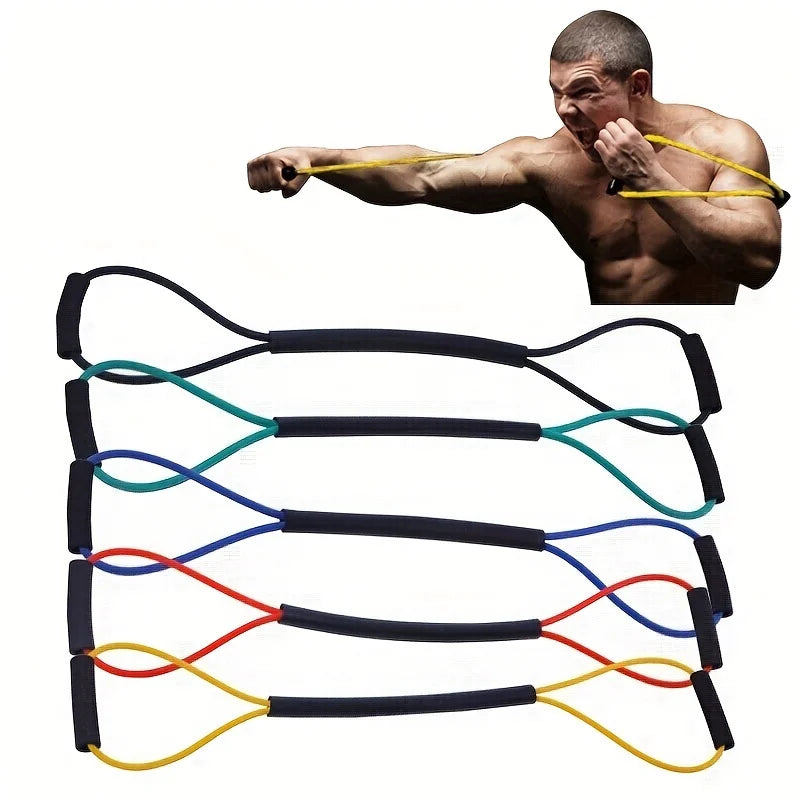 Boxing Training Resistance Rope - Elastic Belt for Speed and Agility in Kickboxing and Sanda Techniques