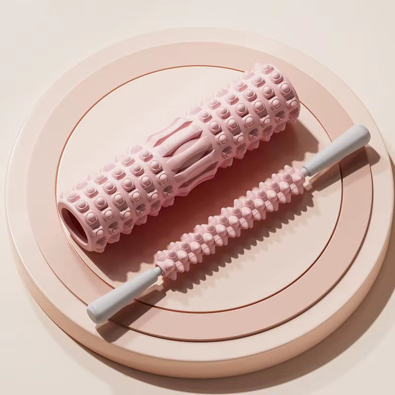 Professional Yoga Foam Roller for Back Muscle Massage and Stretching Exercises
