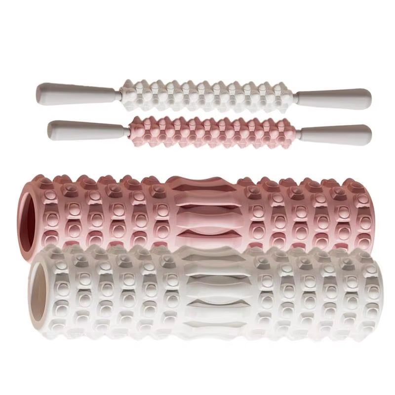 Professional Yoga Foam Roller for Back Muscle Massage and Stretching Exercises