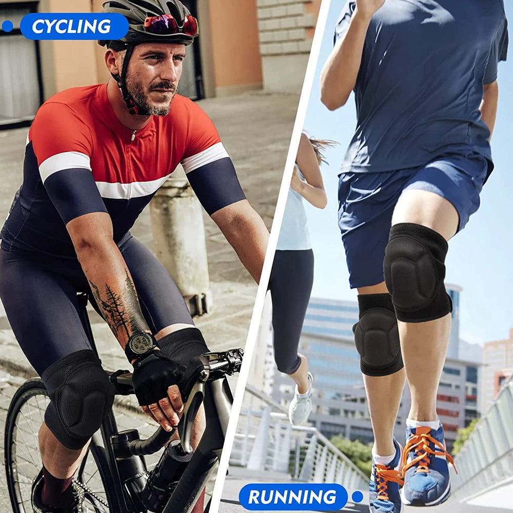 Sports Anti-Collision Sponge Knee Pads for Football, Basketball, and Roller Skating - Protective Gear for Enhanced Safety