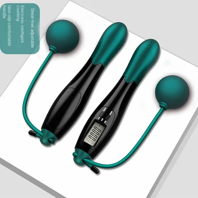 Cordless Electronic Jump Rope with LCD Counter for Gym and Crossfit Fitness
