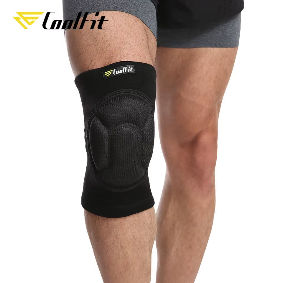 Thickened Knee Pads for Football and Volleyball - Extreme Sports Support and Protection for Cycling