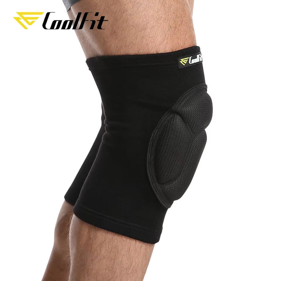 Thickened Knee Pads for Football and Volleyball - Extreme Sports Support and Protection for Cycling