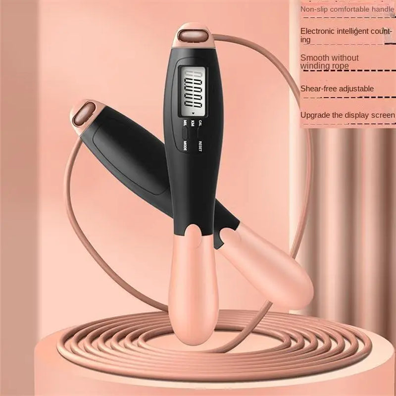 Cordless Electronic Jump Rope with LCD Counter for Gym and Crossfit Fitness