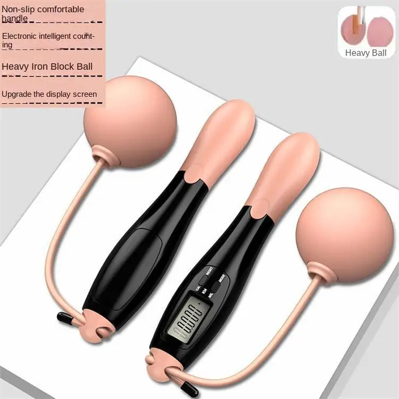 Cordless Electronic Jump Rope with LCD Counter for Gym and Crossfit Fitness